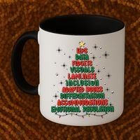 Special Ed Teacher Christmas Holiday Teacher Xmas Lights Coffee Mug thumb 2
