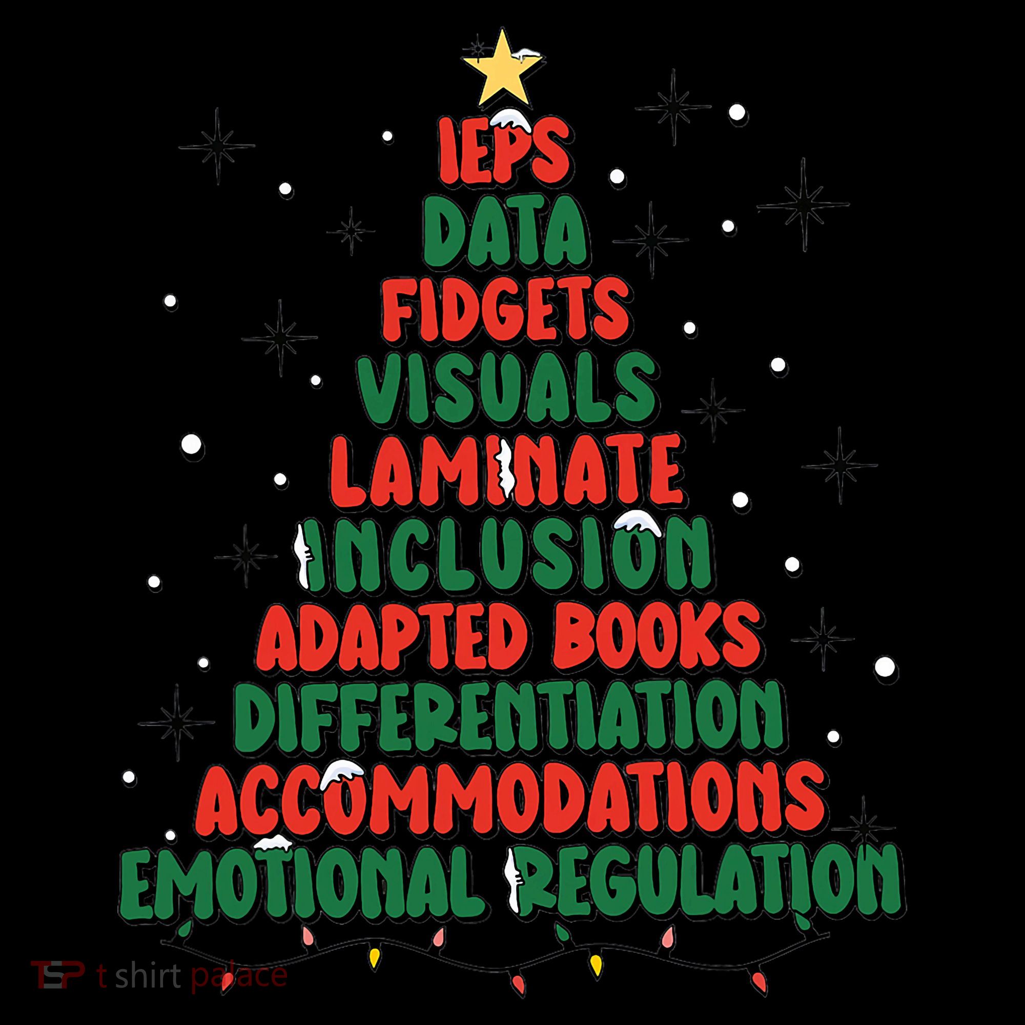 Special Ed Teacher Christmas Holiday Teacher Xmas Lights Coffee Mug