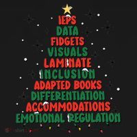 Special Ed Teacher Christmas Holiday Teacher Xmas Lights Women's Hoodie thumb 2
