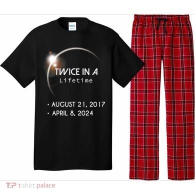 Solar Eclipse Twice In Lifetime 2024 Pajama Set