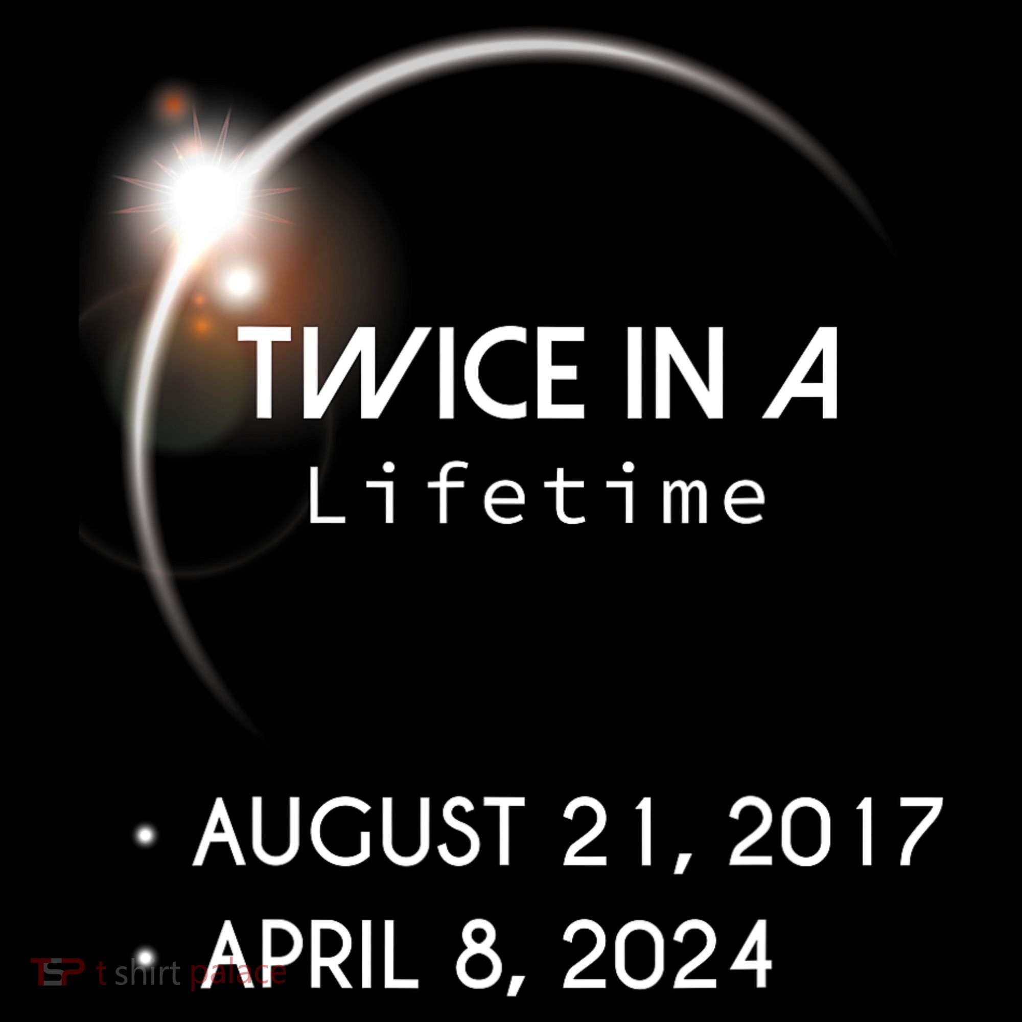 Solar Eclipse Twice In Lifetime 2024 Women's Hoodie