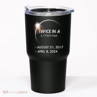 Solar Eclipse Twice In Lifetime 2024 Tumbler thumb 0