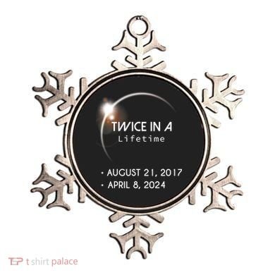Solar Eclipse Twice In Lifetime 2024 Ornament
