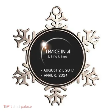Solar Eclipse Twice In Lifetime 2024 Ornament