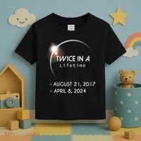 Solar Eclipse Twice In Lifetime 2024 Toddler T-Shirt thumb 3