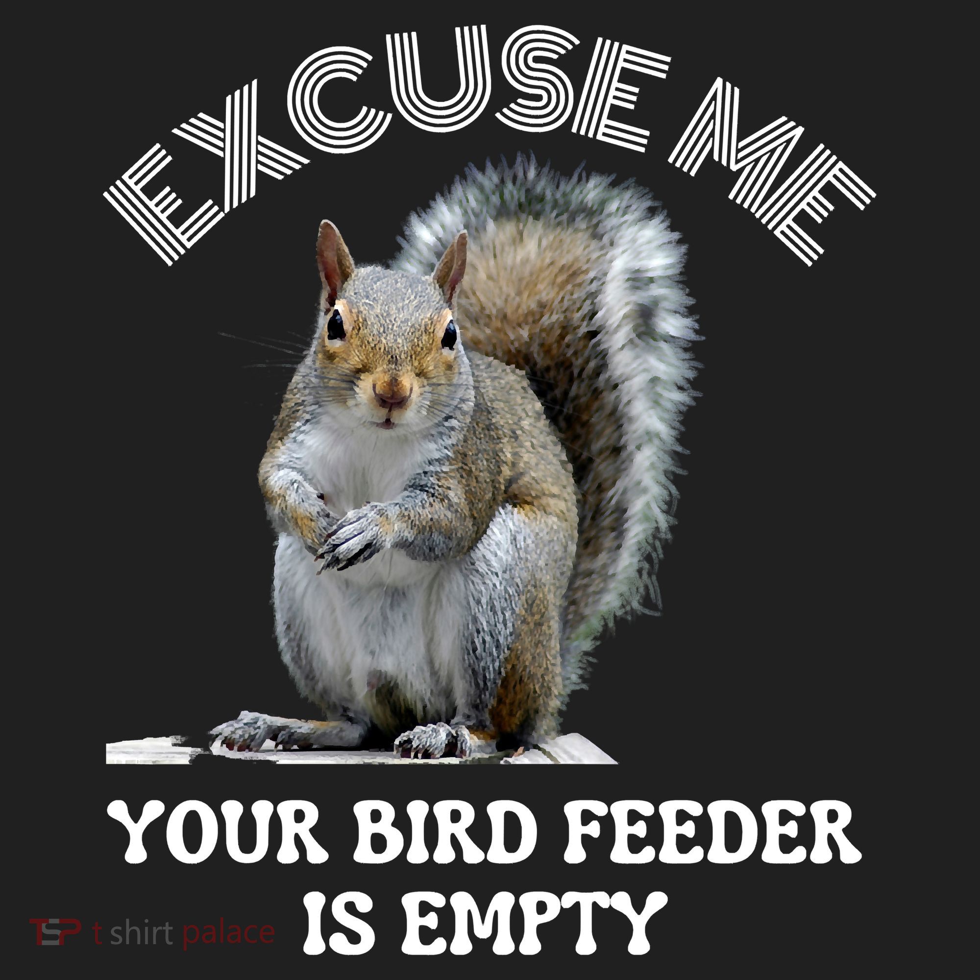 Squirrel Excuse To Me Your Bird Feeder Is Empty Cute Saying Tumbler