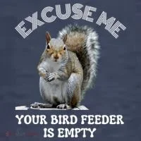 Squirrel Excuse To Me Your Bird Feeder Is Empty Cute Saying Women's T-Shirt thumb 6