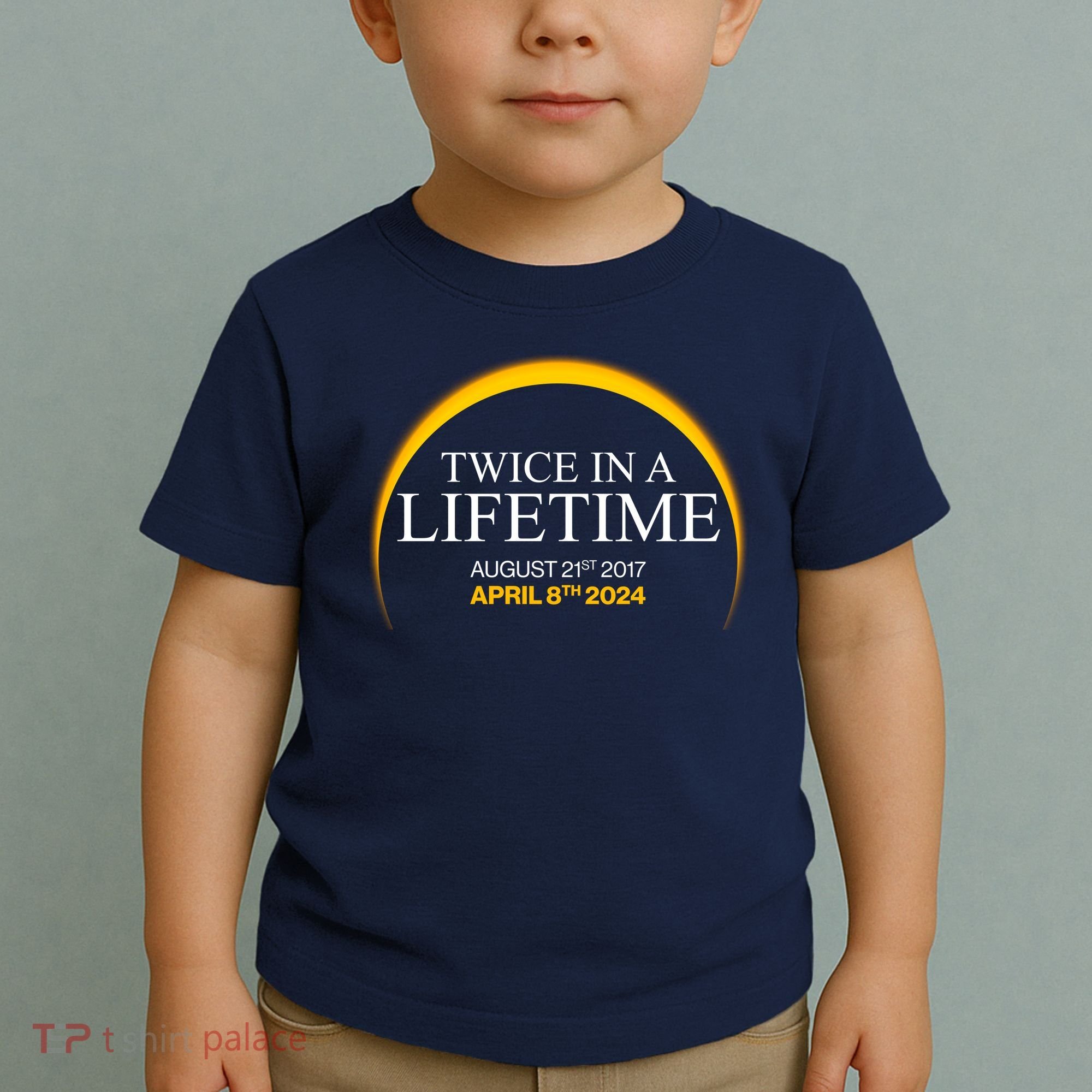Solar Eclipse Twice In Lifetime 2024 Toddler T-Shirt
