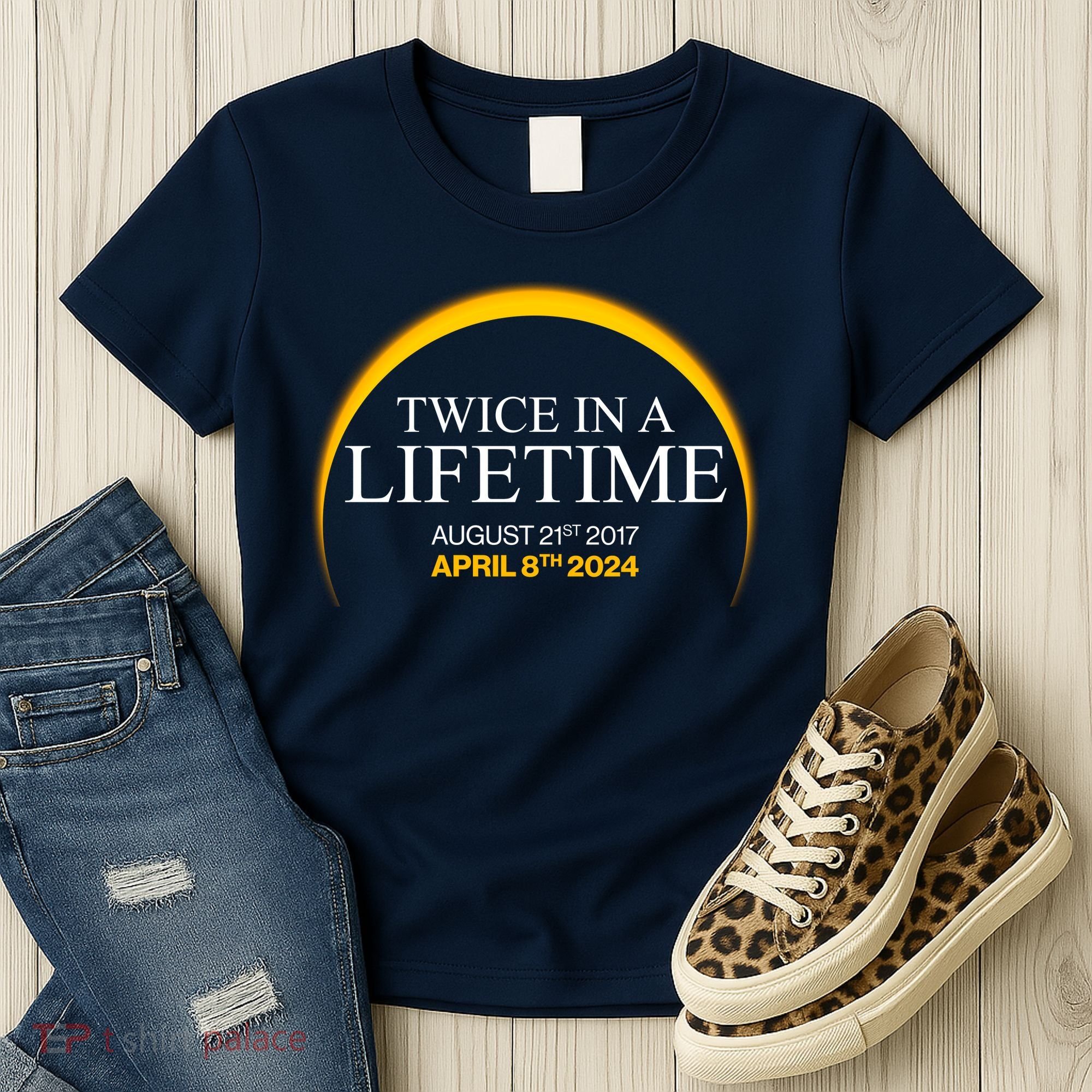 Solar Eclipse Twice In Lifetime 2024 Women's T-Shirt