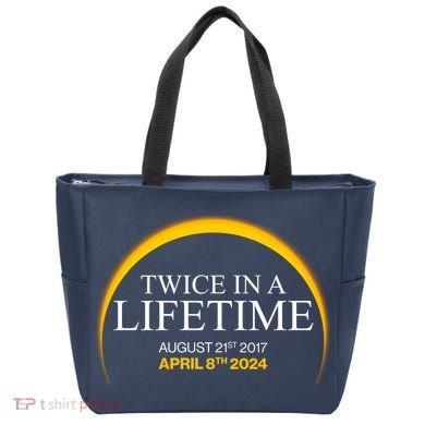 Solar Eclipse Twice In Lifetime 2024 Tote Bag