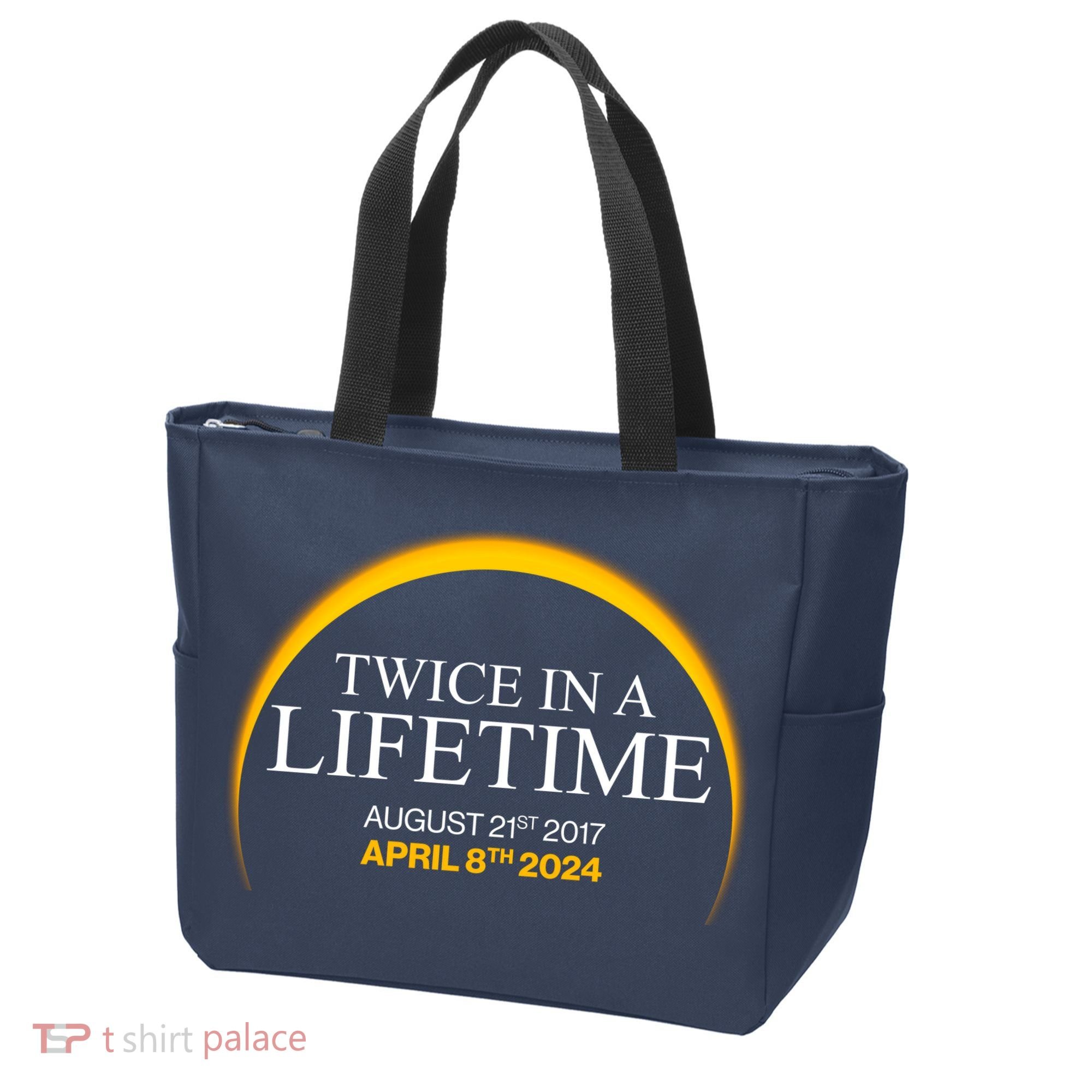 Solar Eclipse Twice In Lifetime 2024 Tote Bag