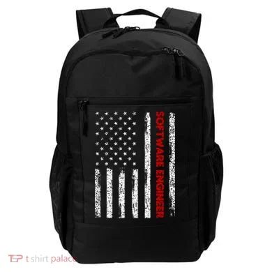 Software Engineer USA Flag Backpack