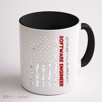 Software Engineer USA Flag Coffee Mug thumb 1