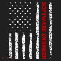 Software Engineer USA Flag Tumbler thumb 3