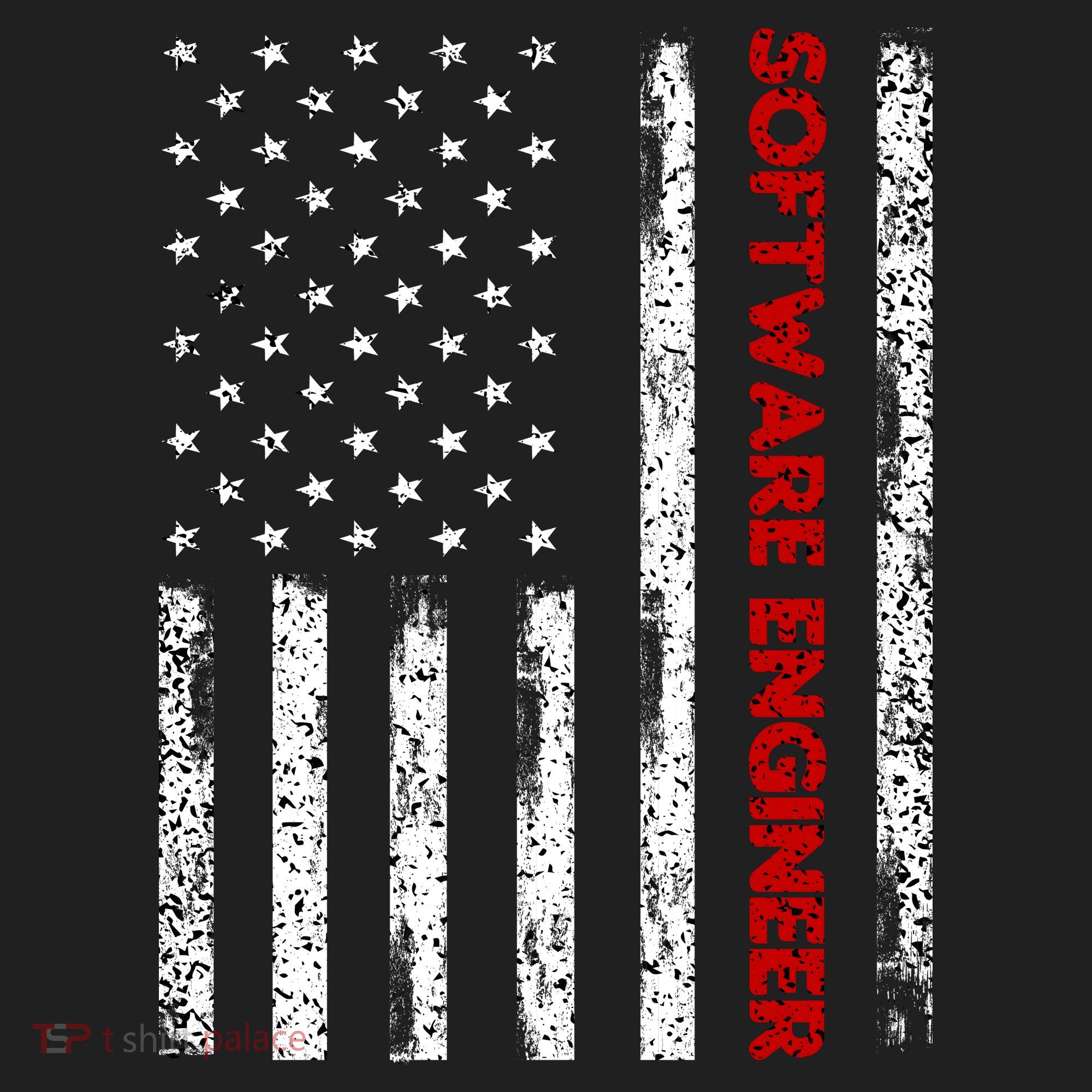 Software Engineer USA Flag Tumbler