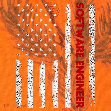 Software Engineer USA Flag Kati Licensed 12" Camo Cuffed Beanie