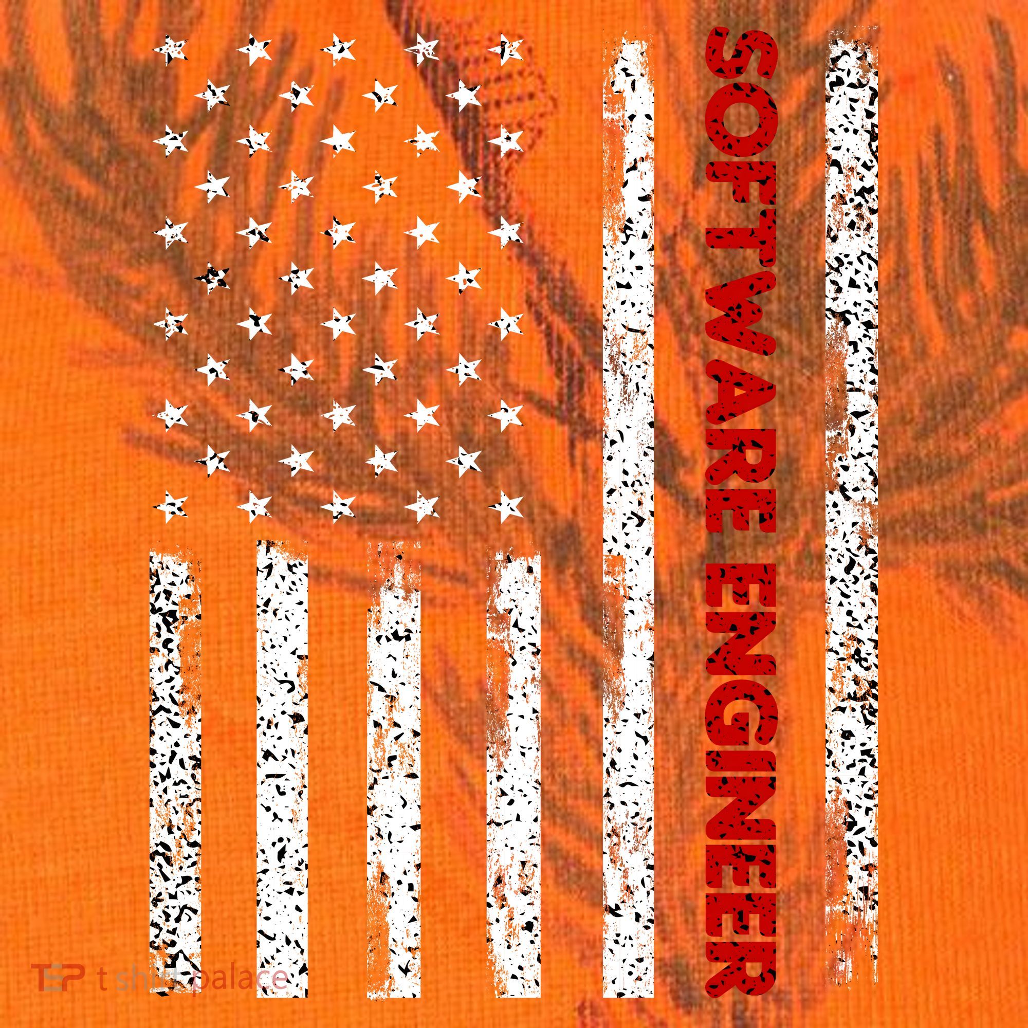 Software Engineer USA Flag Kati Licensed 12" Camo Cuffed Beanie