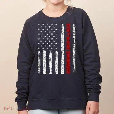Software Engineer USA Flag Women's Sweatshirt