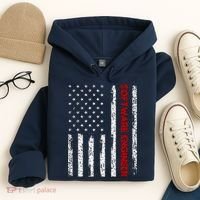 Software Engineer USA Flag Hoodie thumb 4