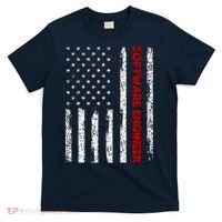 Software Engineer USA Flag T-Shirt thumb 0