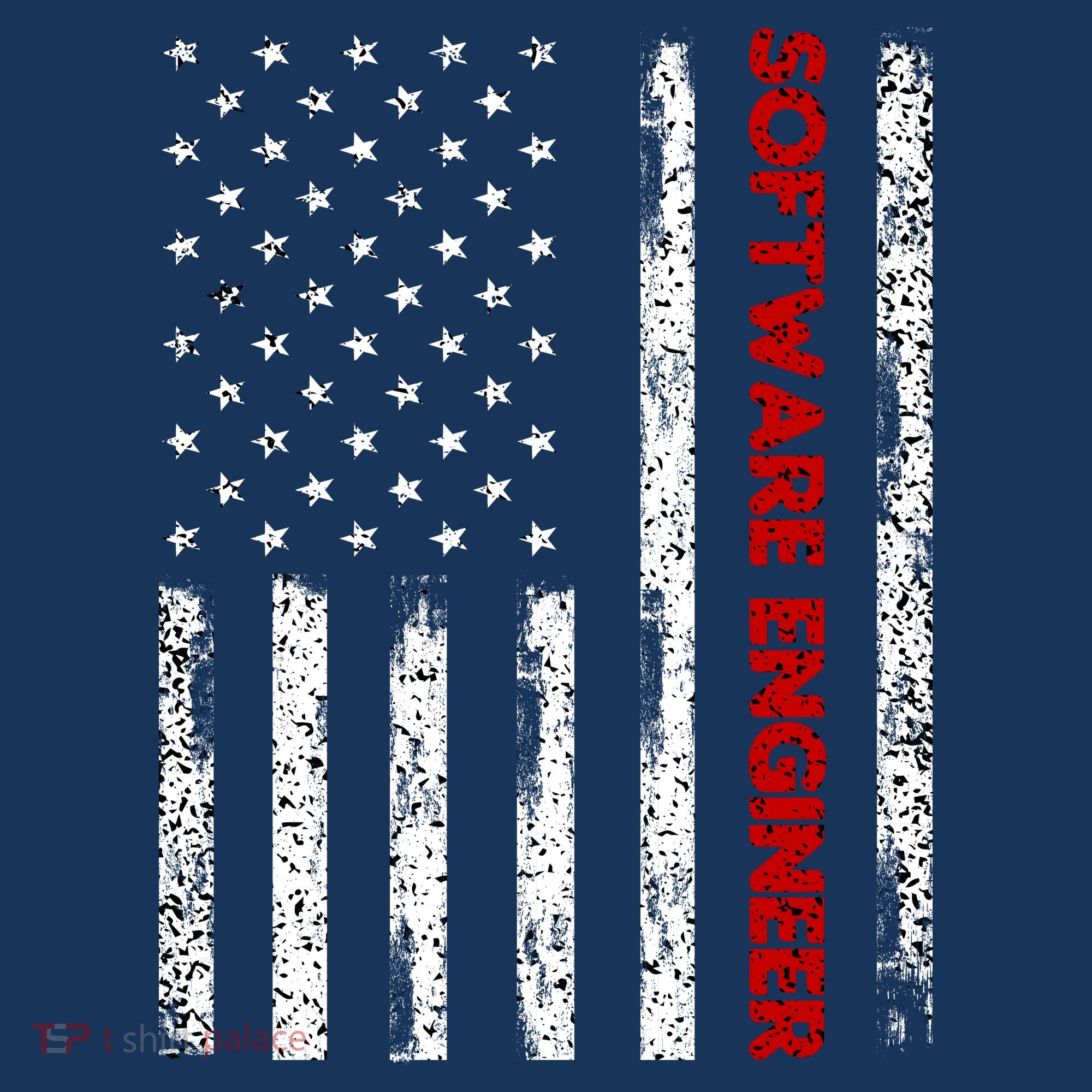 Software Engineer USA Flag Women's Tank Top