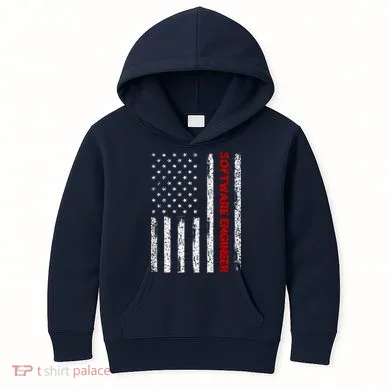 Software Engineer USA Flag Kids Hoodie