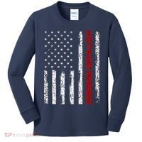 Software Engineer USA Flag Kids Long Sleeve Shirt thumb 0