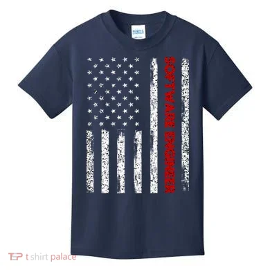 Software Engineer USA Flag Kids T-Shirt