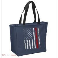 Software Engineer USA Flag Tote Bag thumb 2