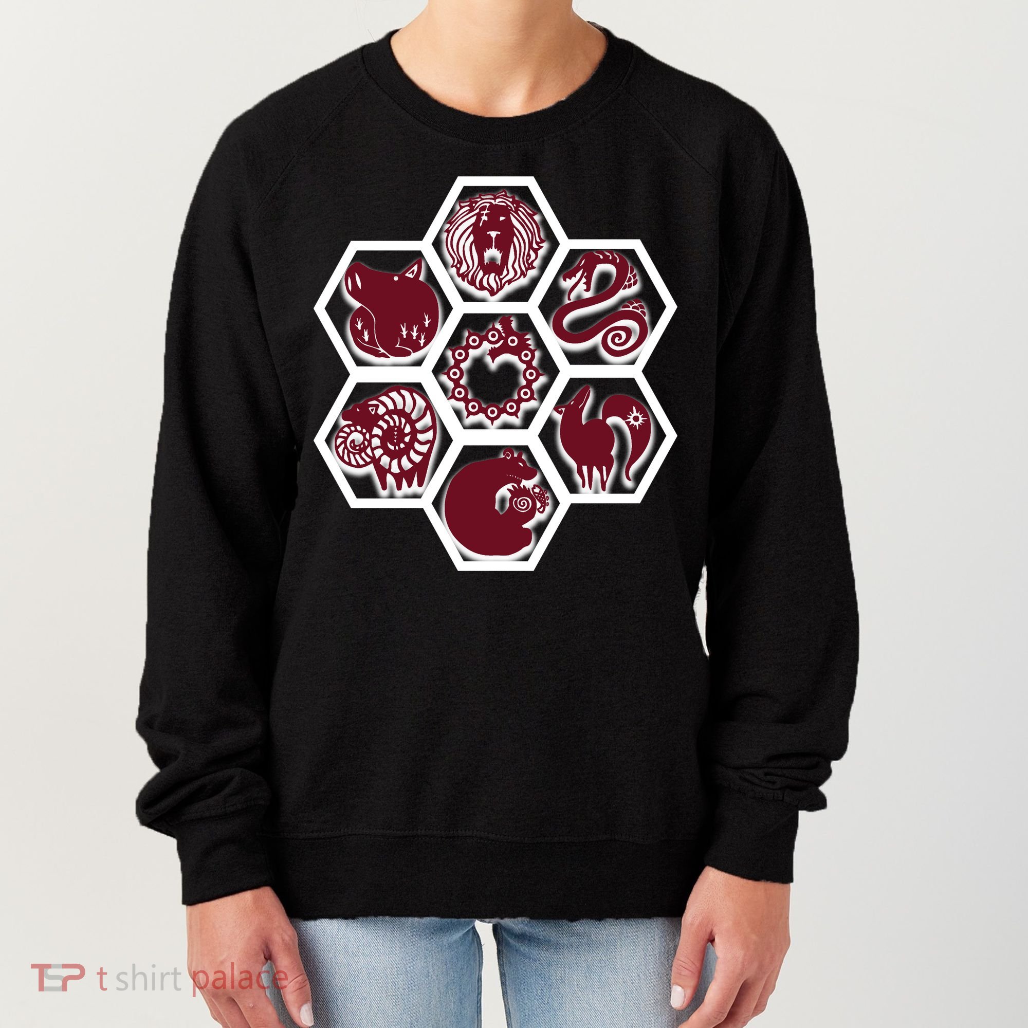 Seven Deadly Sins Emblems Women's Sweatshirt