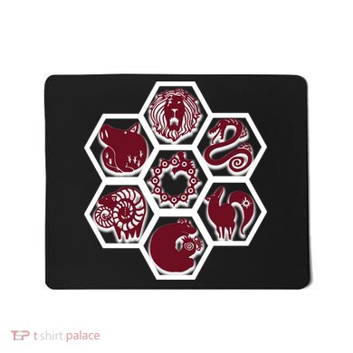 Seven Deadly Sins Emblems Mousepad