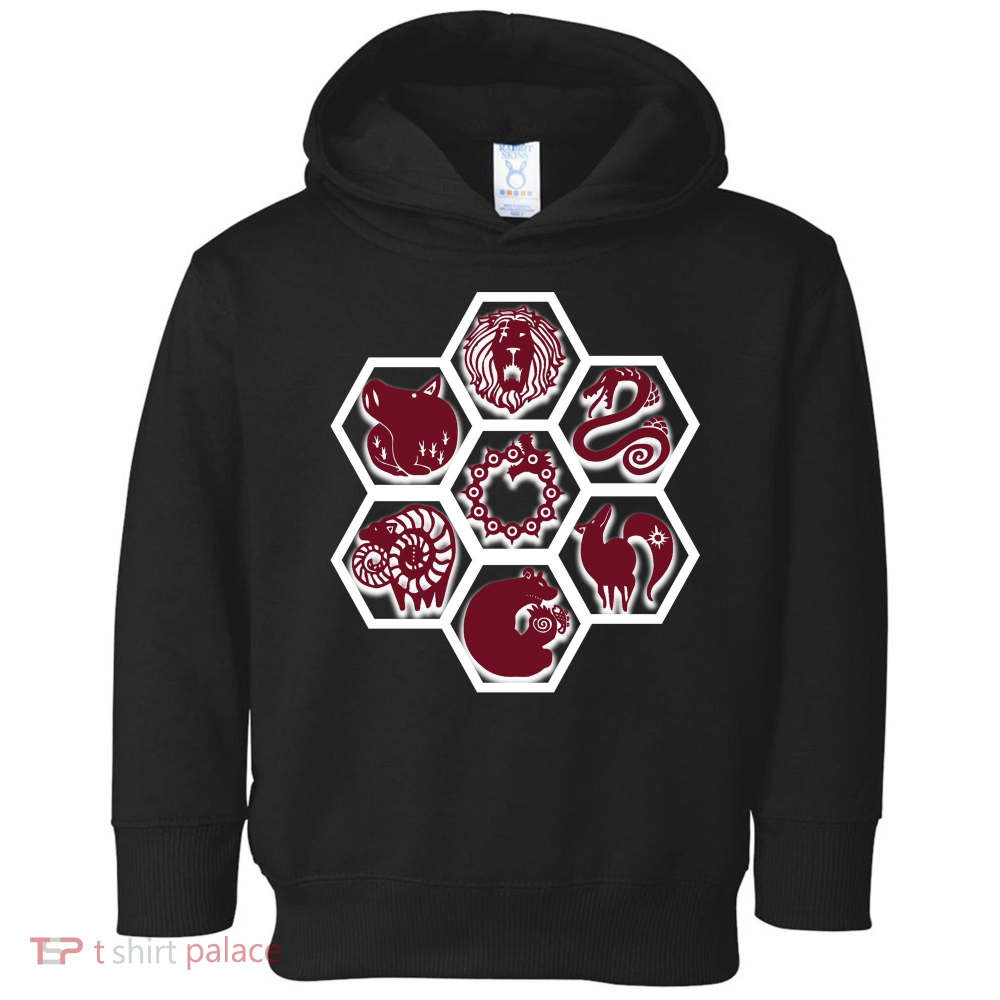 Seven Deadly Sins Emblems Toddler Hoodie