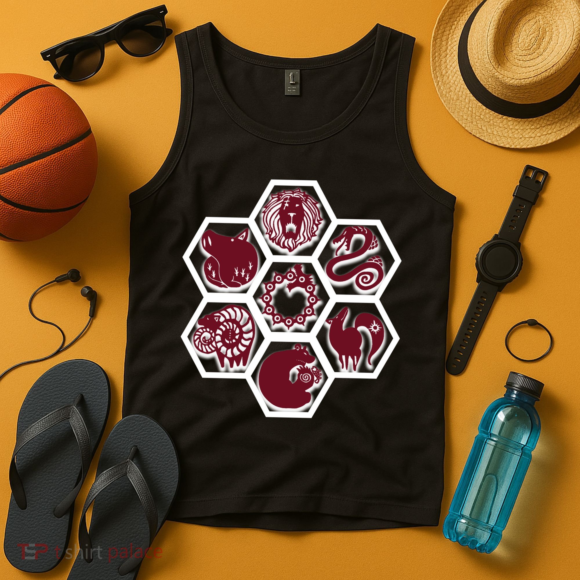 Seven Deadly Sins Emblems Tank Top
