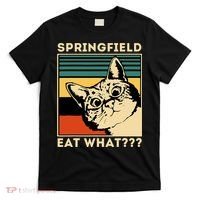 Springfield Eat What TheyRe Eating Dogs Cats Pets Trump T-Shirt thumb 0