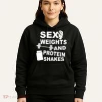 Sex Weights Protein Shakes Hoodie thumb 5