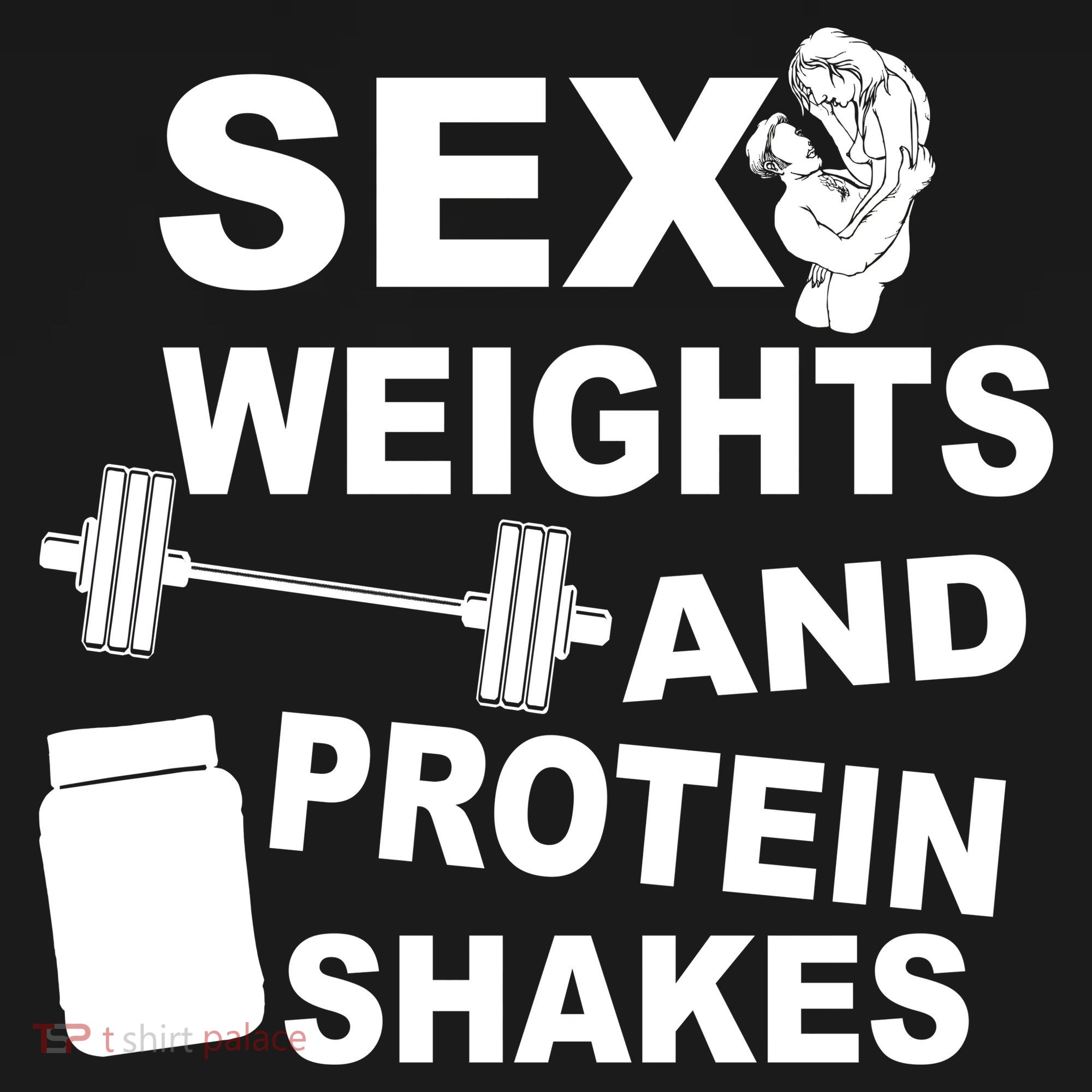 Sex Weights Protein Shakes Long Sleeve Shirt