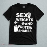 Sex Weights Protein Shakes T-Shirt thumb 5