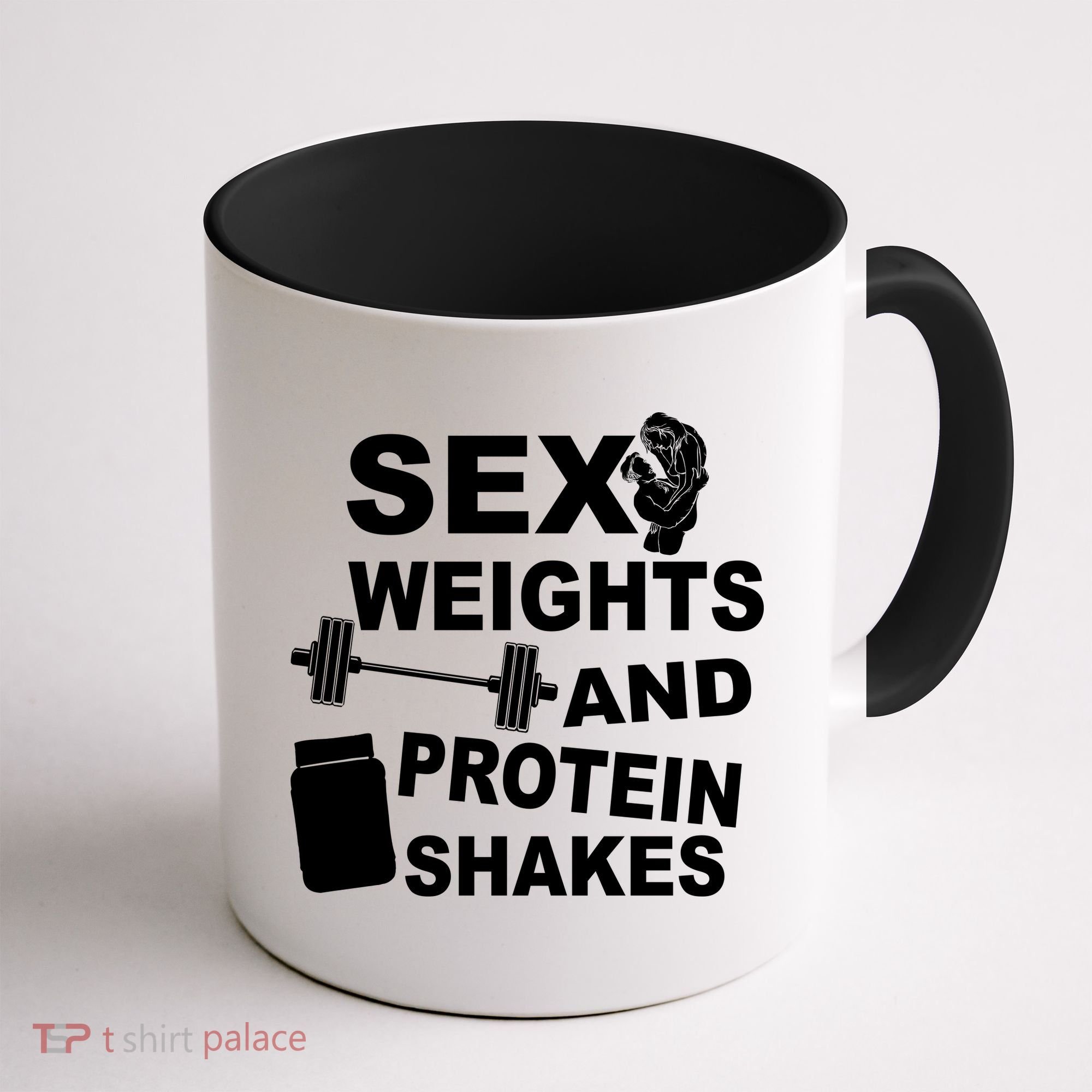 Sex Weights Protein Shakes Coffee Mug