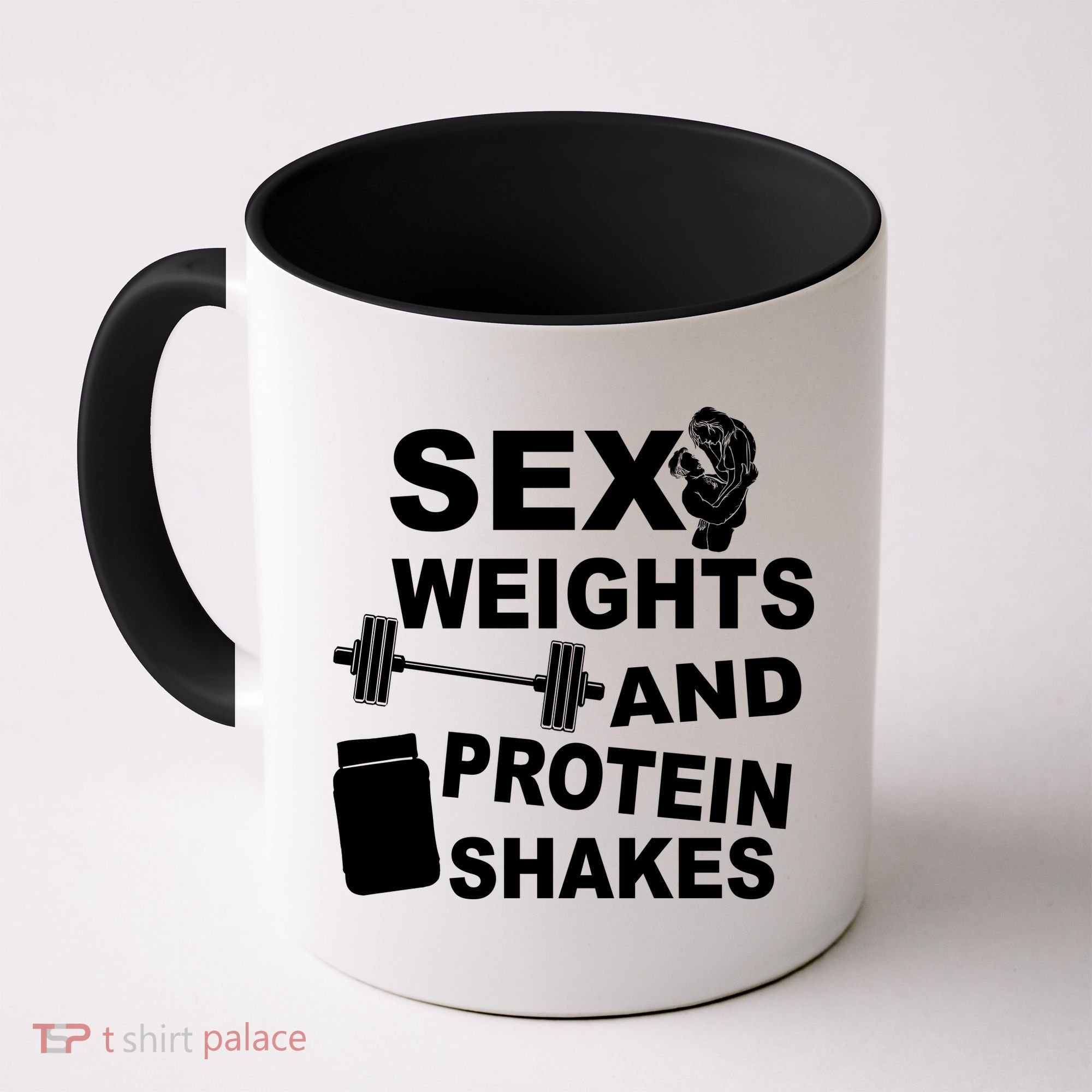 Sex Weights Protein Shakes Coffee Mug
