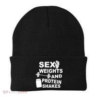 Sex Weights Protein Shakes Beanie thumb 0