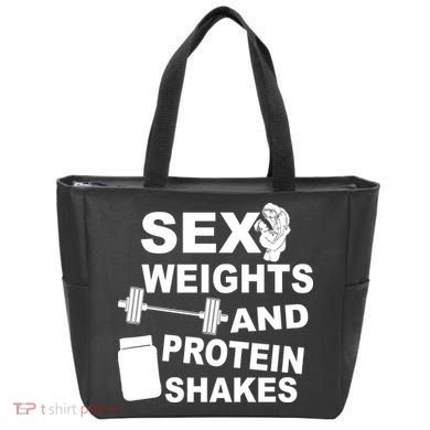 Sex Weights Protein Shakes Tote Bag