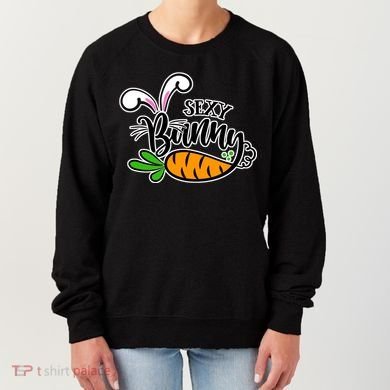 Sexy Bunny Funny Easter Women's Sweatshirt