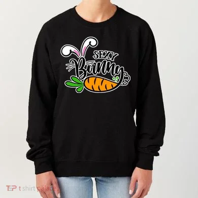 Sexy Bunny Funny Easter Women's Sweatshirt