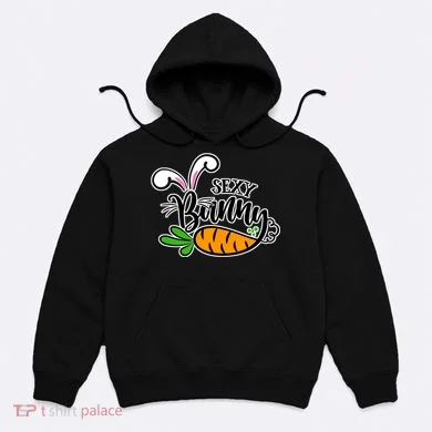 Sexy Bunny Funny Easter Hoodie