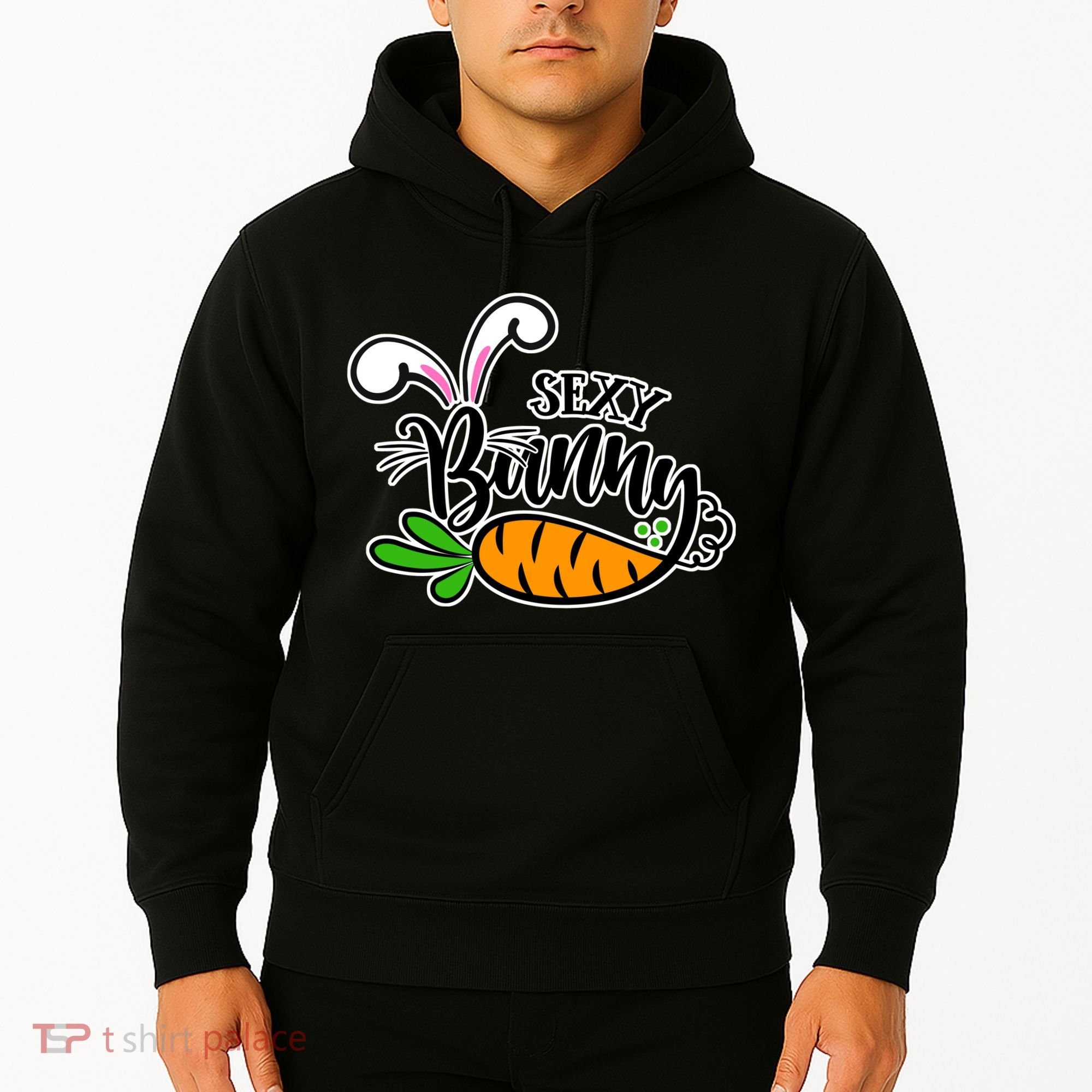 Sexy Bunny Funny Easter Hoodie