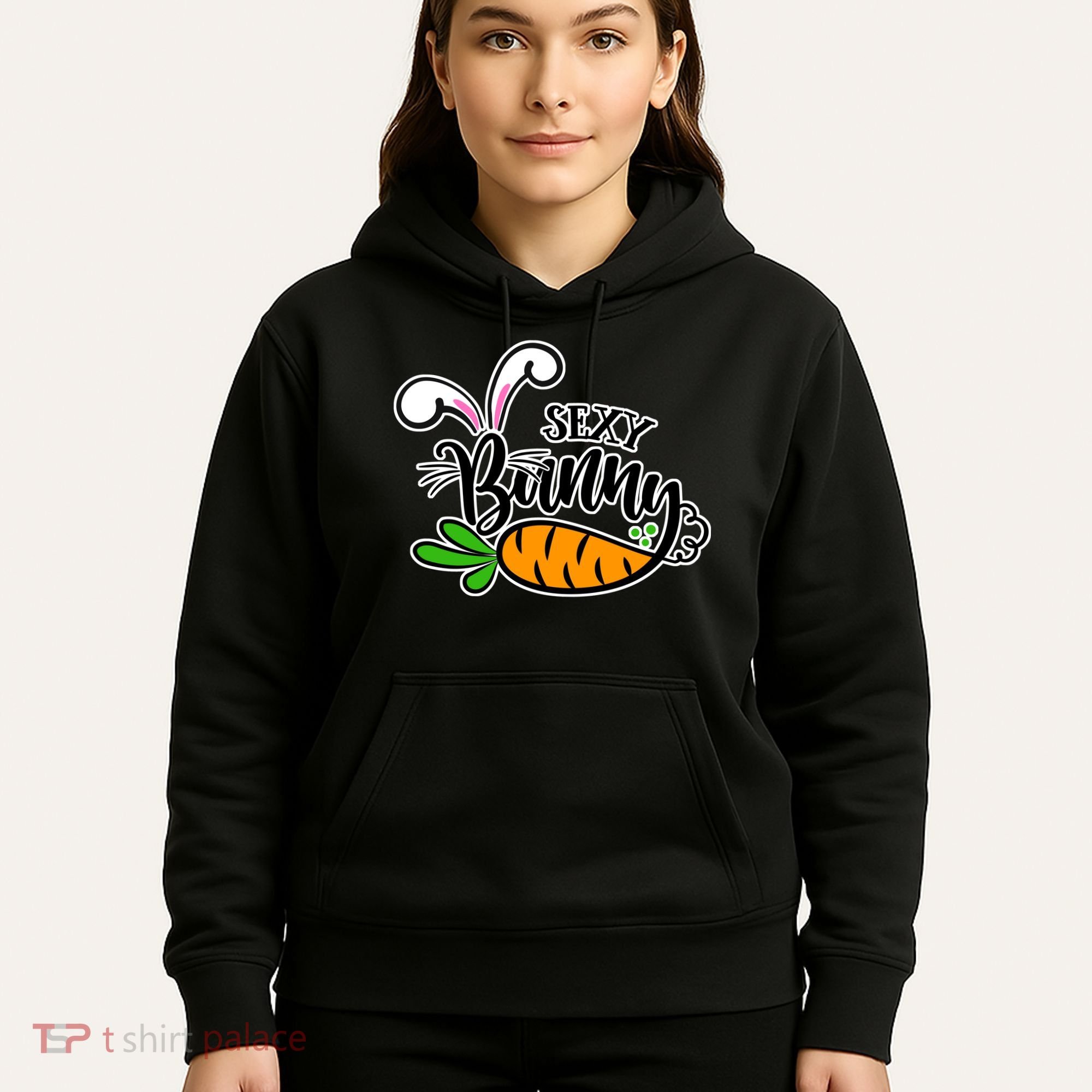 Sexy Bunny Funny Easter Hoodie