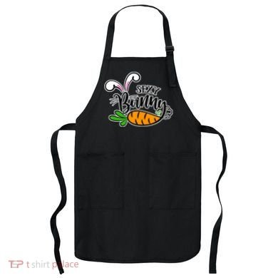 Sexy Bunny Funny Easter Apron