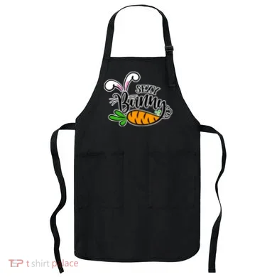 Sexy Bunny Funny Easter Apron