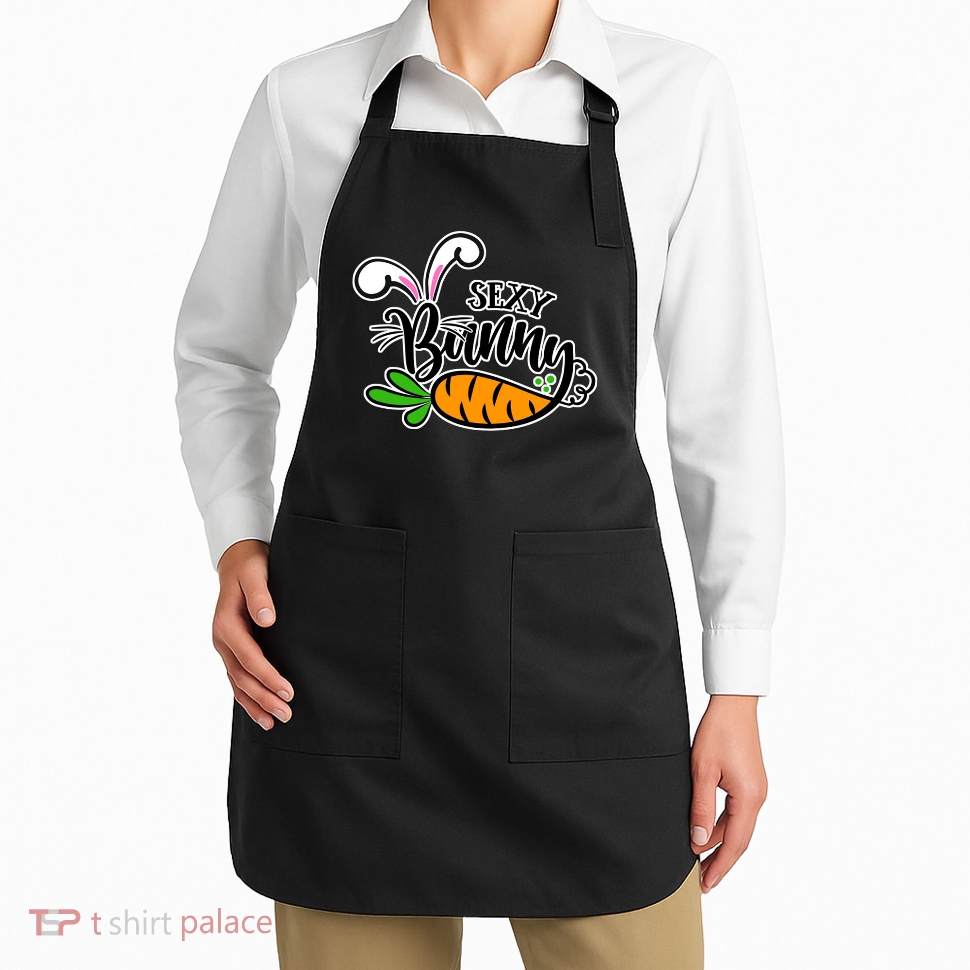 Sexy Bunny Funny Easter Apron
