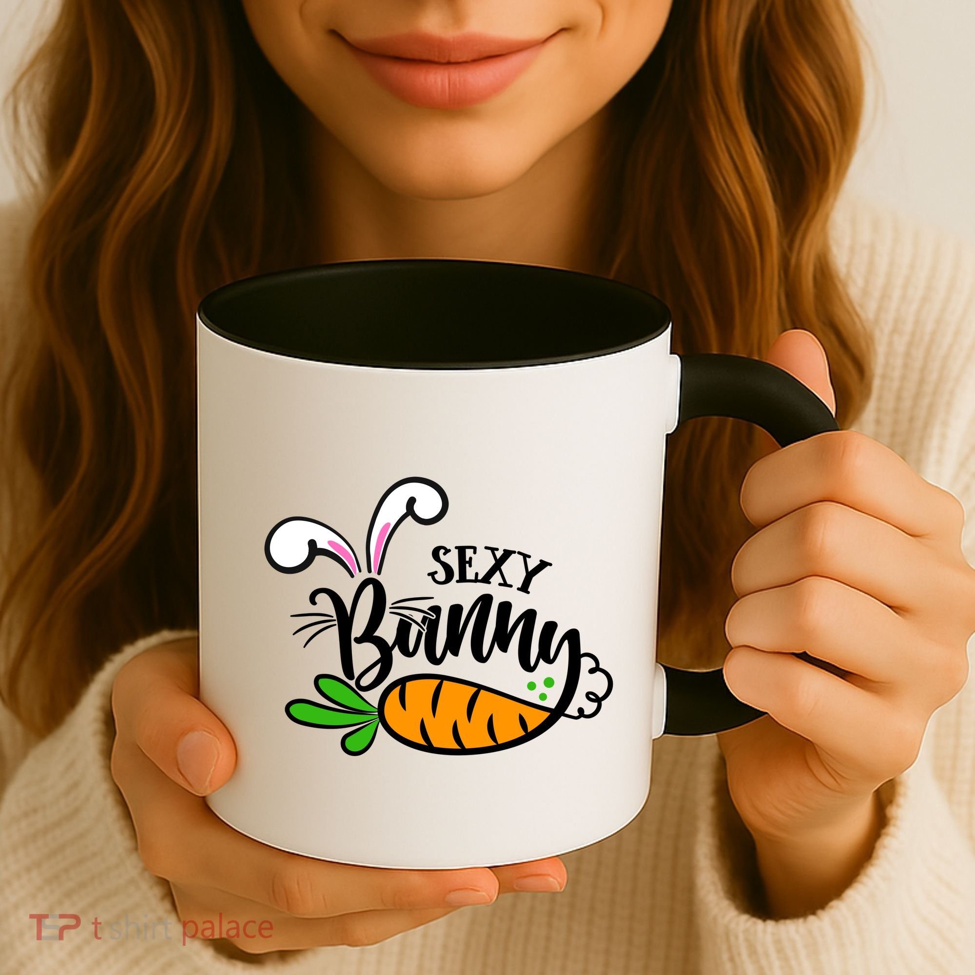 Sexy Bunny Funny Easter Coffee Mug